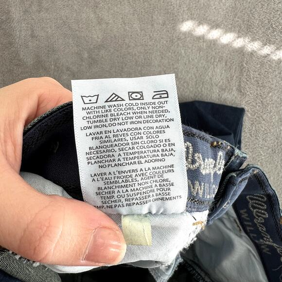 Wrangler Willow Riding Jeans Women's 26/1 x 32 Bootcut Dark Wash Stretch Waist - Picture 11 of 11